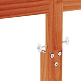 vidaXL Vzglavje voščeno rjava 150 cm trdna borovina | Shoptok.si