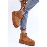 Boto FD1 Brown Corcoran Suede Snow Boots On Platform | shoptok.hr