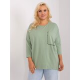 RELEVANCE Blouse-RV-BZ-9088.53P-pistachio Cene