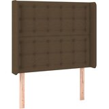  box spring s madracem LED tamnosmeđi 100x200 cm tkanina | shoptok.hr