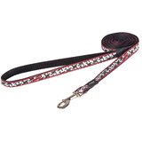 Rogz fancy dress povodac za pse sa dezenom m — 16 mm / 1.4 m roze šapice | Eponuda.com