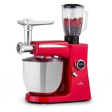 Klarstein Renata Rossa, kuhinjski robot 3 v 1, 2000 W / 2,7 PS, 10 litrov, iz nerjavečega jekla, brez BPA | Shoptok.si