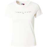 Tommy Jeans Curve Majica mornarska / bela Cene