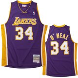 Mitchell And Ness Shaquille O'Neal 34 Los Angeles Lakers 1999-00 Mitchell & Ness Road Swingman dres | Shoptok.si