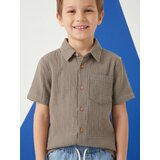 Sinsay Pamučna košulja s kratkim rukavima | shoptok.hr
