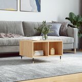 vidaXL Klubska mizica sonoma hrast 60x50x36,5 cm inženirski les Cene