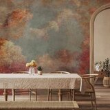  Foto tapeta - Nature in autumn - landscape of autumn trees in painted retro style 400x280 | shoptok.hr