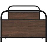 vidaXL Okvir kreveta bez madraca smeđa boja hrasta 100x190 cm drveni | shoptok.hr