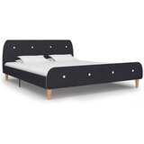 vidaXL Posteljni okvir temno sivo blago 150x200 cm | Shoptok.si