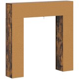  Okvir za kamin Dimljeni hrast 102 x 18 x 100,5 cm | shoptok.hr