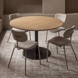 WOOOD Okrugao blagovaonski stol s hrastovom pločom stola ø 120 cm Tablo – | shoptok.hr