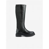 Geox Iridea Black Leather Boots - Womens Cijene