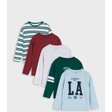 Sinsay Majice s dugim rukavima 5 pakiranje | shoptok.hr