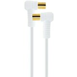 SCHWAIGER Priključni kabel za antenu (3 m, IEC kutna utičnica 90°, Pozlaćeni kontakti) | shoptok.hr
