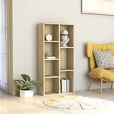 vidaXL Ormarić za knjige boja hrasta sonome 50 x 25 x 106 cm iverica Cijene