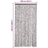  Zastor protiv insekata smeđi-bež 100 x 220 cm šenil | Eponuda.com