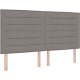  vzmetnica s škatlo in vzmetnico & LED Taupe 180x200 cm Tkanina, (22156530) | Shoptok.si