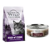 Wild Freedom suha mačja hrana 6,5 kg + WF Instinctive mokra mačja hrana 6 x 70 g po posebni ceni! - Adult "Rough Storms" raca - recept brez žit 6,5 kg + Instinctive Silent Lake - raca 6 x 70 g Cijene