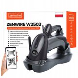 Zenwire W2503 brezžični bralnik črtne kode in QR (1D/2D CMOS) z dokom, 2,4 GHz do 500 m, USB Plug & Play, (5000194450) | Shoptok.si