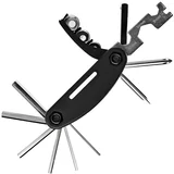 16v1 multifunkcionalni set za popravak bicikla – Crna KP36833