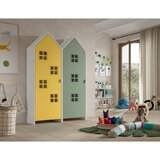 Vipack Rumena/zelena otroška garderobna omara 115x171,5 cm CASAMI BRUGES – | Shoptok.si