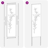  Privatnost u vrtu Antracit 32 x 140 cm Hladno valjana čelična | shoptok.hr