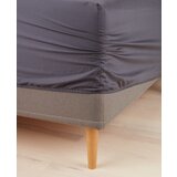 Vivian čaršav fitted 90x200x35 antracit siva ( 1634363 )