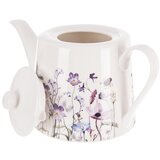 Orion Bel/vijoličen porcelanast čajnik 1 l Louka – | Shoptok.si
