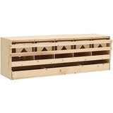  Gnijezdo za nesilice s 5 odjeljaka 117x33x38cm masivna borovina | shoptok.hr