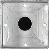  Šiljci za tlo 6 kom srebrni 12 x 12 x 56 cm pocinčani čelik | shoptok.hr