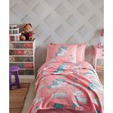 Hanah home Set Jednostruki prekrivač Unicornio, 160x235cm, Pink | Eponuda.ba