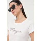Morgan Kratka majica ženski, bela barva | Shoptok.si