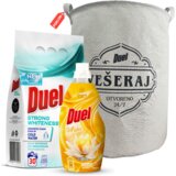 Duel Strong Whiteness Praškasti deterdžent 2.7kg + Omekšivač Soft Lotus 1.6l, Poklon korpa vešeraj Cene