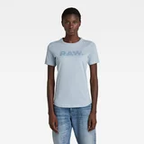 G-star T-shirt - RAW. Slim R T WMN Blue