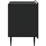  Noćni ormar Crna 62 x 34,5 x 49,5 cm Konstruirano drvo | shoptok.hr