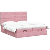  Krevet od pjene s madracem i LED-om Ružičasta 180 x 200 cm | shoptok.hr
