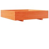  Vrtna sadilica voštano smeđa 110x110x26,5 cm masivna borovina | shoptok.hr