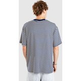 Santa Cruz Strip Emb T-shirt midnight blue / wax paper | Shoptok.si