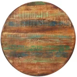 Maison Chic Jedilna miza - Kuhinjska miza - Jedilni stol Ø110x78 cm trden mangov les in jeklo, (21715270)