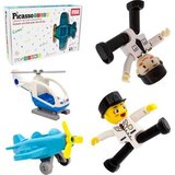 Other_toys Picasso tiles avion helikopter set 2 kom ( 1100050830 ) Cene