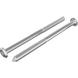  Namještajni vijci 2 pcs Srebrno M6 x 100 mm Čelik | shoptok.hr
