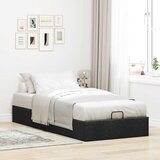  Otomanski okvir kreveta bez madraca crni 90x190 cm od tkanine | Eponuda.com