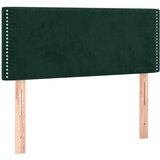 Box spring krevet s madracem tamnozeleni 100x200 cm baršunasti | shoptok.hr