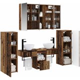  Set namještaja za kupaonicu 6 kom. Staro drvo | shoptok.hr