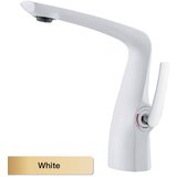  Deluxe moderna slavina za kupaonski umivaonik ELITE EDITION BS1531 | Premium linija<span> - </span>Bijela Cijene