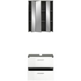 MID.YOU Kopalnica Blake, Bela, Srebrna, 2-Delna | Shoptok.si