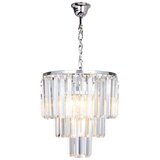Zuma line 17106/3+1-CHR - Kristalni luster na lancu AMEDEO 4xE14/40W/230V Cene