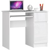 AKORD PIXEL BELO SIJAJNI RAČUNALNI PISALNA MIZA DESNO, (21702698) | Shoptok.si