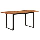 vidaXL Jedilna miza 160x80x75 cm masivni les akacija | Shoptok.si
