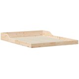  Krevetna konstrukcija Smeđa 140 x 220 cm Čvrsto borovo drvo | shoptok.hr